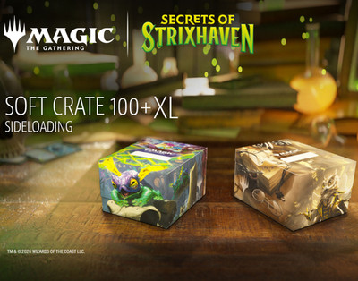 Gamegenic MTG Secrets of Strixhaven Soft Crate Sideloading 100+
