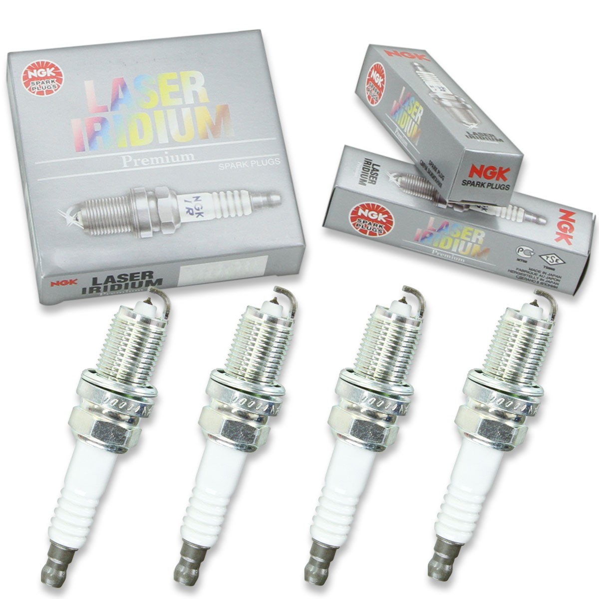 4 pcs NGK Laser Iridium Spark Plugs for 1991 Lotus Elan 1.6L L4 - Engine Kit ha