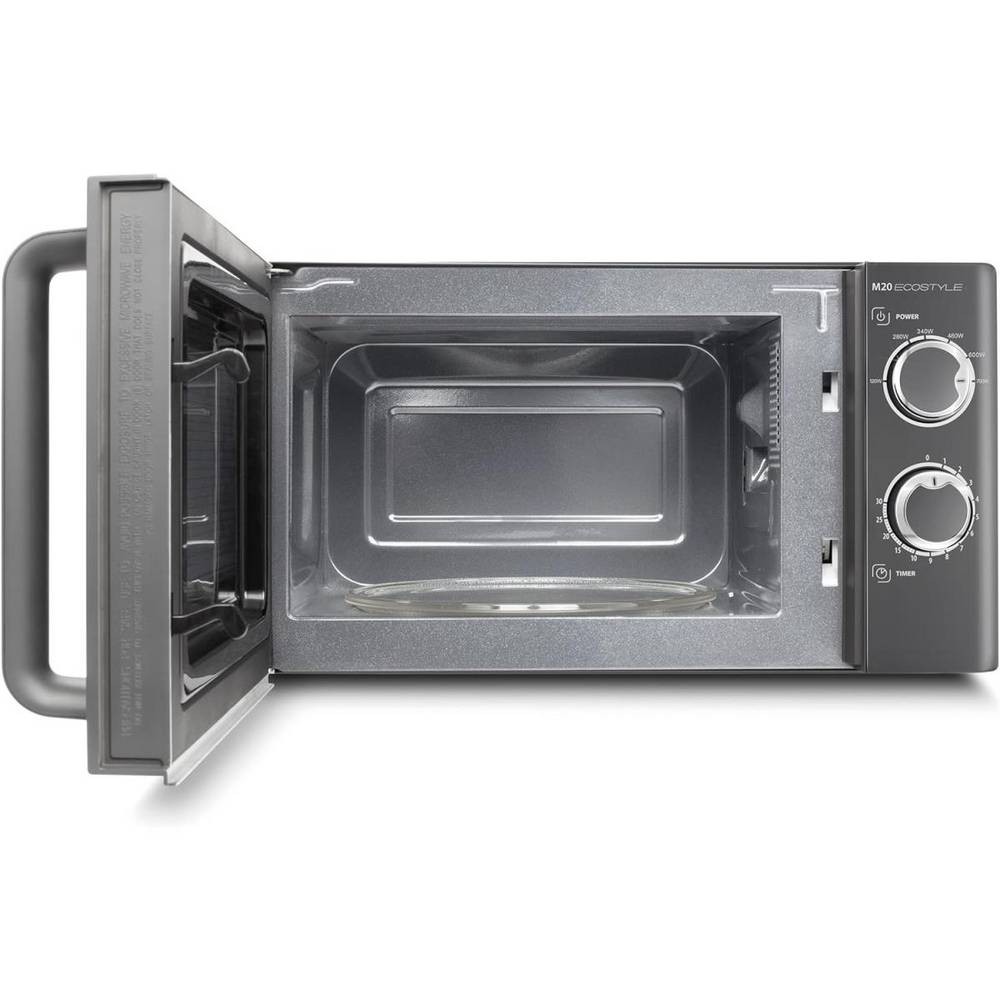 Micro-ondes noir CASO M20 ECOSTYLE idéal pour la cuisine des studios