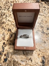 18k White Gold Brilliant Earth Wedding Band