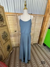 New Morilee Madeline Gardner Bridesmaid Dress Size 10 Color Slate No Tie 21536