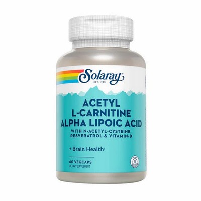 Acetyl L-Carnitine Alpha Lipoic Acid 60 Veg Caps