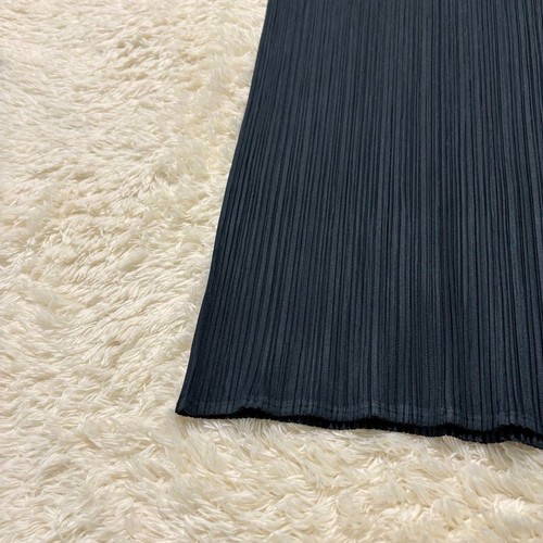 PLEATS PLEASE ISSEY MIYAKE Black Pleated Long Skirt Size S From Japan USED - Picture 10 of 13