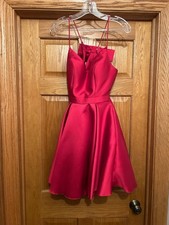 red jovani semi formal dress