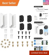 Shed Door Full Kit Door Tune-Up Kit Replacements Parts for Arrow Shed Sliding...