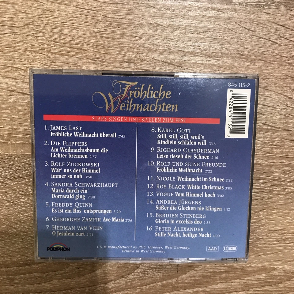 Fröhliche Weihnachten-Stars singen und spielen zum Fest James Last, Flipp..CD] C - Bild 3 von 3