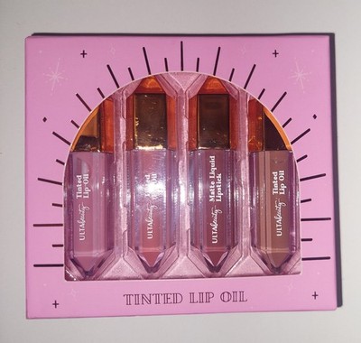Ulta Beauty 4 Piece Mini Tinted Lip Oil Gift Set Box 