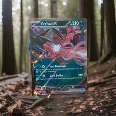 Pokémon TCG Yveltal Holo Card Soul Destroyer Dark Strike 210 HP Standard Pokémon