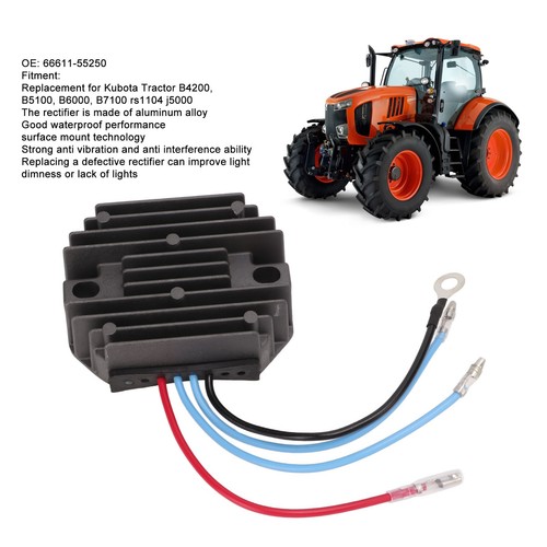 Tractor Voltage Rectifier Voltage Regulator Good Heat Dissipation 66611‑55250 - Picture 18 of 22