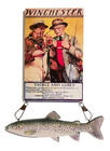 WINCHESTER TACKLE AND LURES Sign w a Steelhead Salmon or any other your choice ? — photo 1