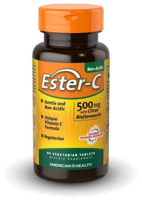 American Health Products Ester-C 500 мг с цитрусовыми биофлавоноидами 90 вегетарианских
