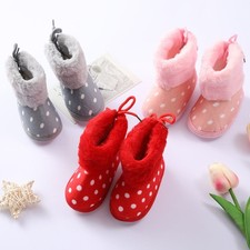 Non-Skid Prewalker Boots Baby Snow Boots First Walking Shoes Infant Shoes