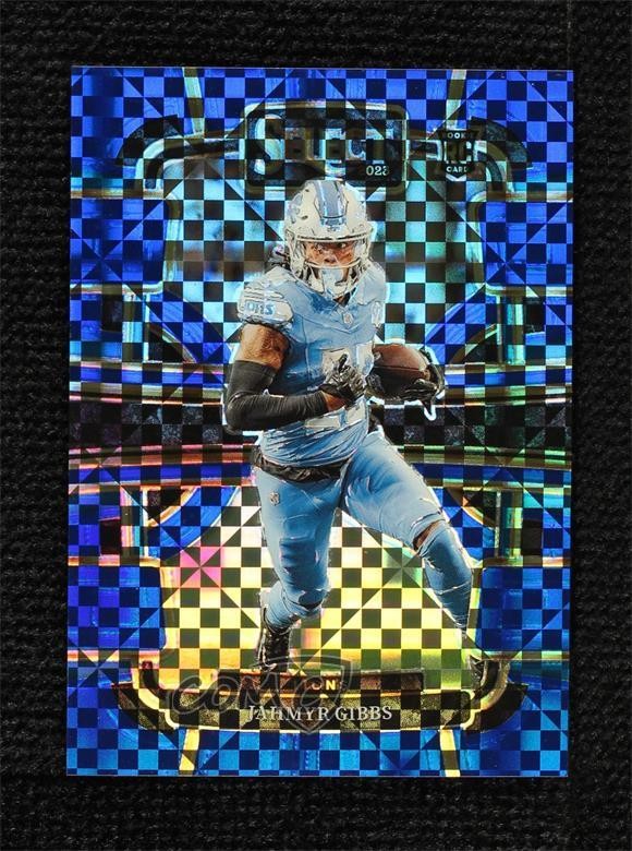 2023 Panini Select Concourse Blue Prizm /199 Jahmyr Gibbs #34 19jf