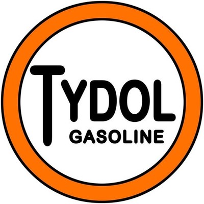 TYDOL Gasoline Gas Station Style NEW METAL SIGN: 12'' Dia. Round