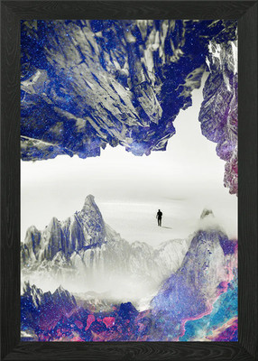 Enter the Void Gerahmtes Wandbild Poster Leinwanddruck Bild
