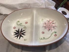 Stangl Carnival Divided Serving Bowl Mint