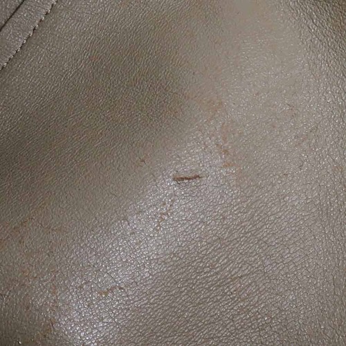 Borsa a mano originale CELINE Cabas Phantom in pelle cachi chiara - r10630a - Foto 7 di 16