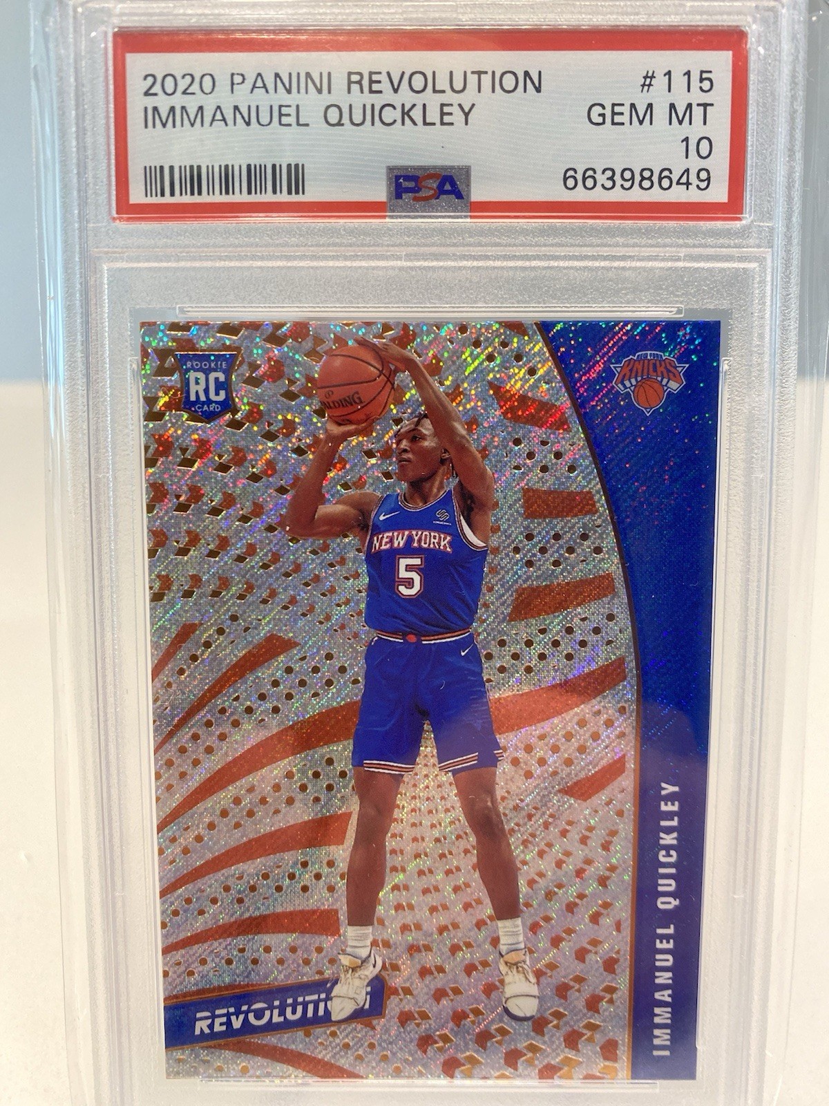 2020-21 Panini Revolution - Rookies Immanuel Quickley #115 (RC)