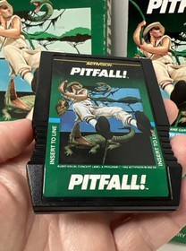 Pitfall Intelivision CIB Activision 1982 Manual Overlays Box - Tested