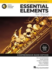 Essential Elements for Band - Eb Alto Saxophone Book 1 with EEi Online Resou...