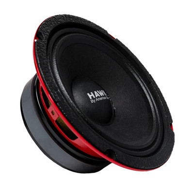 6.5'' 250W RMS 4-Ohm Midrange Speaker AB-HAWK65 American Bass
