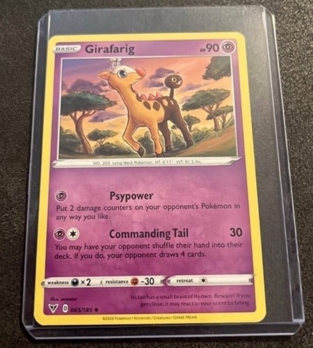 65/203 Girafarig - Vivid Voltage - Uncommon Pokemon TCG Card