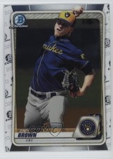2020 Bowman Chrome Prospects Zack Brown #BCP-34 zm0