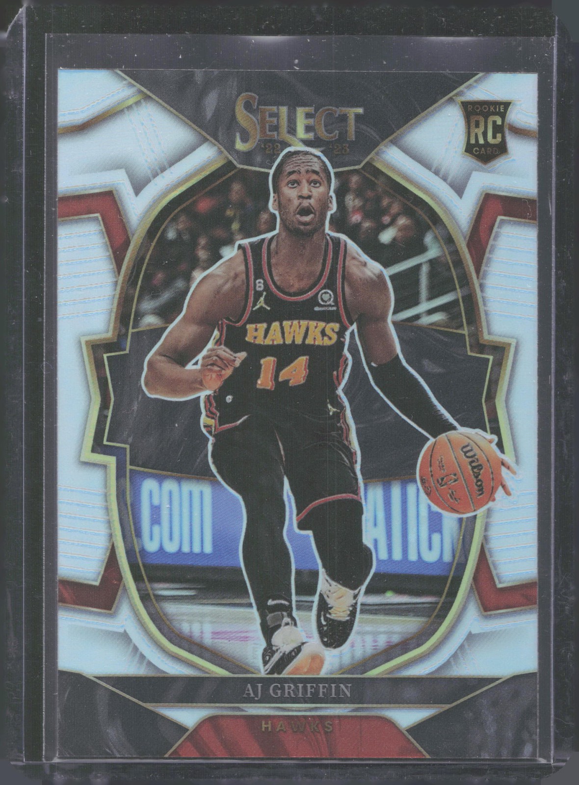 2022-23 Panini Select #88 AJ Griffin Silver Prizms