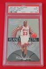 1997 Metal Universe Michael Jordan PLANET METAL #1 - PSA 9 Mint