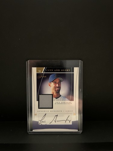 2004 Flair Cuts and Glory Jersey Autographs #CAG-LG Luis Gonzalez /100