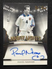 2024-25 Panini Noir FIFA Soccer Pavel Nedved /10 On Card Auto Czechia RARE
