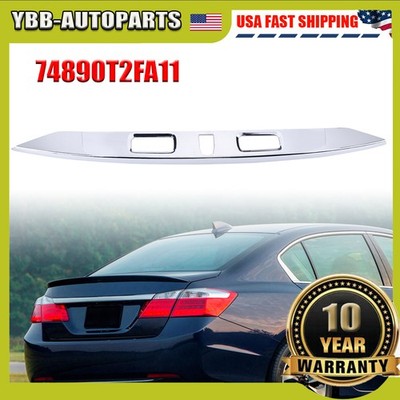 For Honda Accord Sedan 2013-2015 Rear Trims Chrome Molding Tail Gate Cover Trim