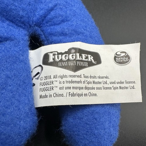 Fuggler Funny Ugly Monster 9” SIR BELCH Blue Monster Stuffed Plush - Picture 3 of 14