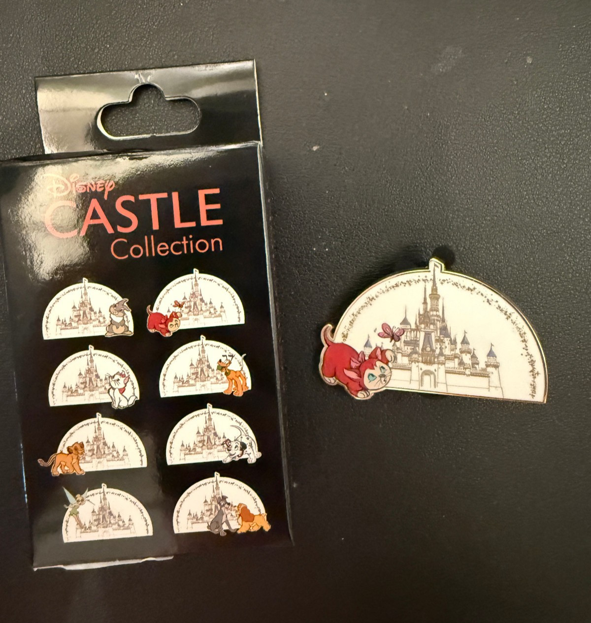 2026 D23 TWDC STORE DISNEY CASTLE MYSTERY PIN DINAH ALICE IN WONDERLAND
