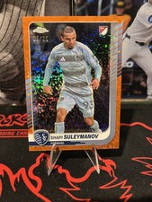 2025 Topps Chrome Mls - Magomed Suleymanov #78 Orange Mini-Diamond Refractor /25