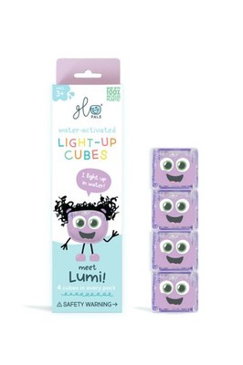 Glo Pals -Badespiegelzeug LILA CUBES PURPLE