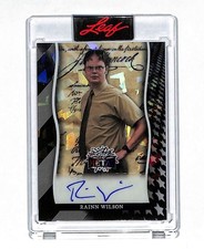 2026 Leaf Metal Independence Day Rainn Wilson 1/1 Auto Autograph Card The Office