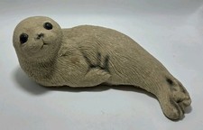 Vintage Sandicast Harbor Seal Pup - Sandra Brue Figurine ~7.25" Sea Creature 
