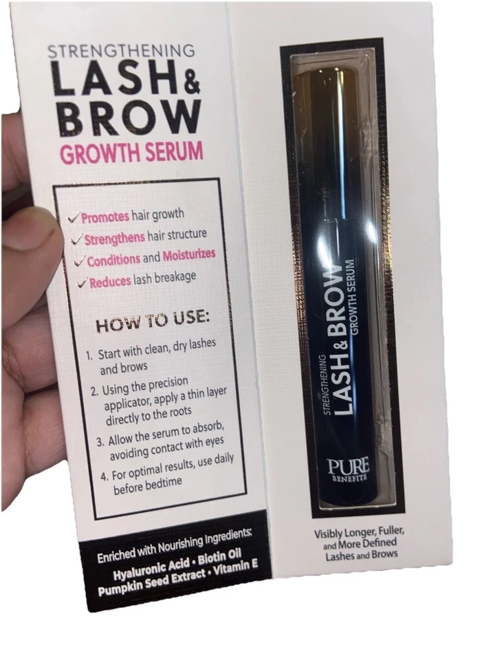 Pure Benefits 强化睫毛和生长精华 0.14 液量盎司 — 第 3/4 张图片