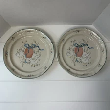 Vintage International Marmalade Goose Large Dinner Plates - Set Of 2