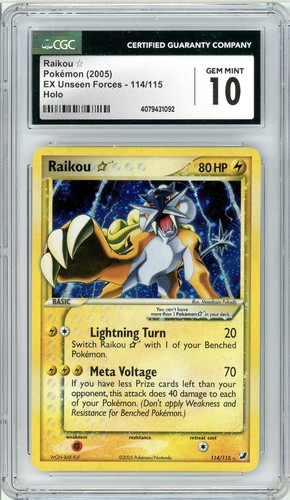 Raikou ★ graded CGC 10 for sale on eBay