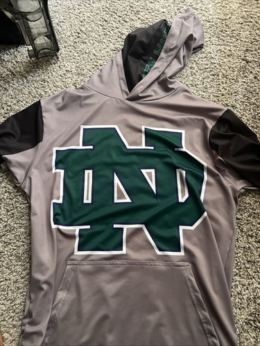 Notre Dame BSN Sports Hooded Shirt Size Medium - Picture 3 of 10