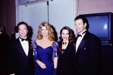 MICHAEL SABATINO, CRYSTAL SHAPPELL, DEIDRE HALL, KEN CORDAY, 1993, 35mm Slide