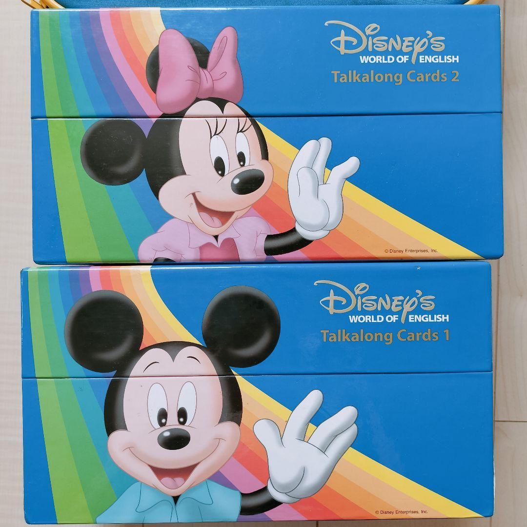 知育玩具 WORLD OF ENGLISH Talkalong Cards Disney World of English Talking Cards
