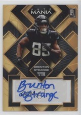2023 Wild Card Mania Pro-Look Square Gold Rainbow 3/4 Brenton Strange Auto 2u3