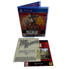 Red Dead Redemption II 2 PS4 Sony RDR2 2-Disc Case & Map Only No Game Case Only