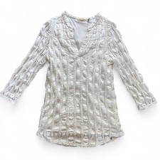 Soft-surroundings Womens White and Cream Blou...