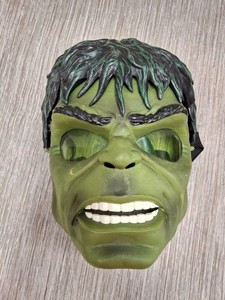Incredible Hulk 2008 Marvel Light Up Halloween Cosplay Mask Costume Working