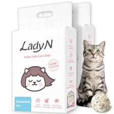 Pellet Tofu Cat Litter, Strong Clumping Ultra Absorbent, Dust-Low Tracking, E...