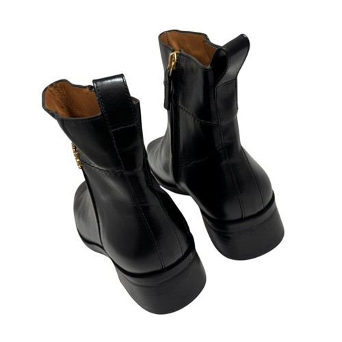 Tory Burch Women's Everly Leather Ankle Booties Black Left 5.5 Right 6 Mismatch - Picture 5 of 6